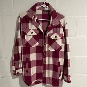 Women’s Plaid Shacket - worn ONCE!